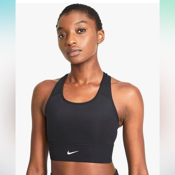 NIKE INDY VNECK BRA and Nike Womens Swoosh Long LINE Bra - Picture 8 of 10